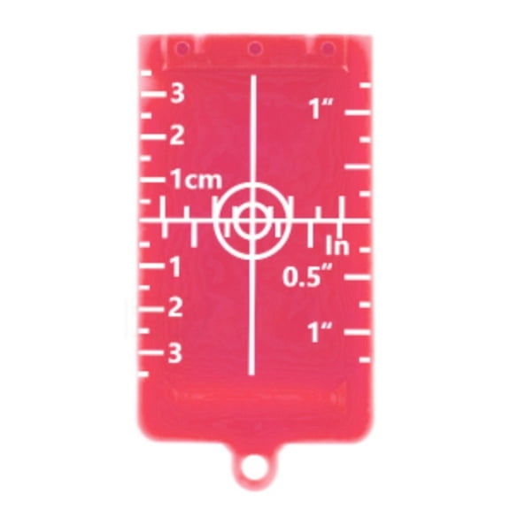 Novixy Horizontal Laser- Level Magnetic Light Beam Level Target With Red Green Reflective Board Leveling Board tool for Ceiling,Red