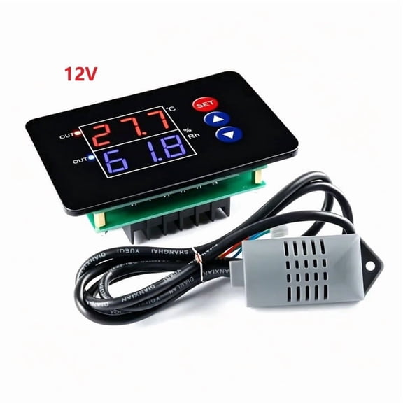 Novixy Hw-M453 Smart Digital Thermostat Humidity Controller 12V 24V 220V High Accuracy,12V