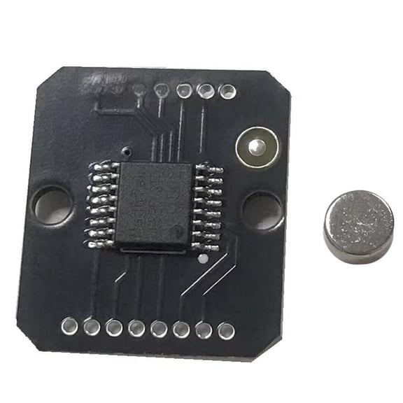 Novixy MT6835 Magnetic Encoder for Brushless Motor, 21-Bit Absolute Angle Sensor with SPI/PWM/ABZ Output, 120K RPM, 3.3-5V
