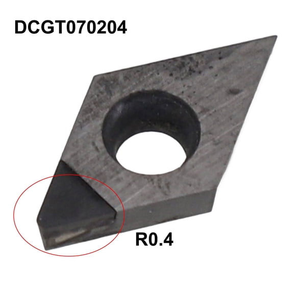 Novixy Novixy PCD Carbide Turning Inserts for Aluminum Non-Ferrous Metals, DCGT070204 DCMT11T308 High Hardness Cutting Tips for Brass Copper Plastic Wood