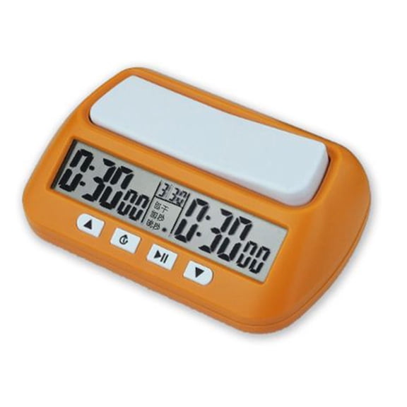 Novixy Novixy Professional Digital Chess Clock with Count Up Down Timer, Large Button Electronic Game Watch for Board Games and Tournaments, Portable Black