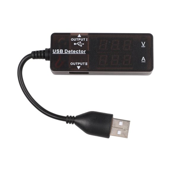 Novixy Usb Digital Voltmeter Ammeter Power Capacity Display Tester With for Qc2.0 for Qc3.0 Support for Mobile And Tablet Charging,Double red