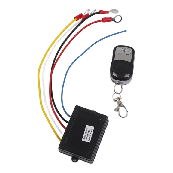 Novixy Waterproof 12V 24V Electric Winch Remote Control Kit IP65 Wireless Switch for Tuff Stuff Warn Superwinch SUV Recovery
