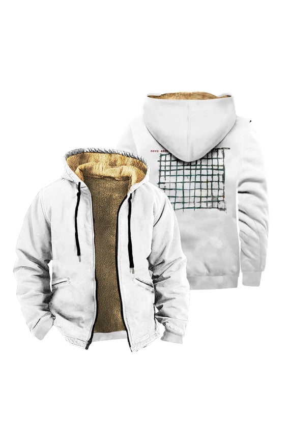 Novo Amor Same Day Zipper Hoodies Jacket Women Men Long Sleeve Streetwear Coat