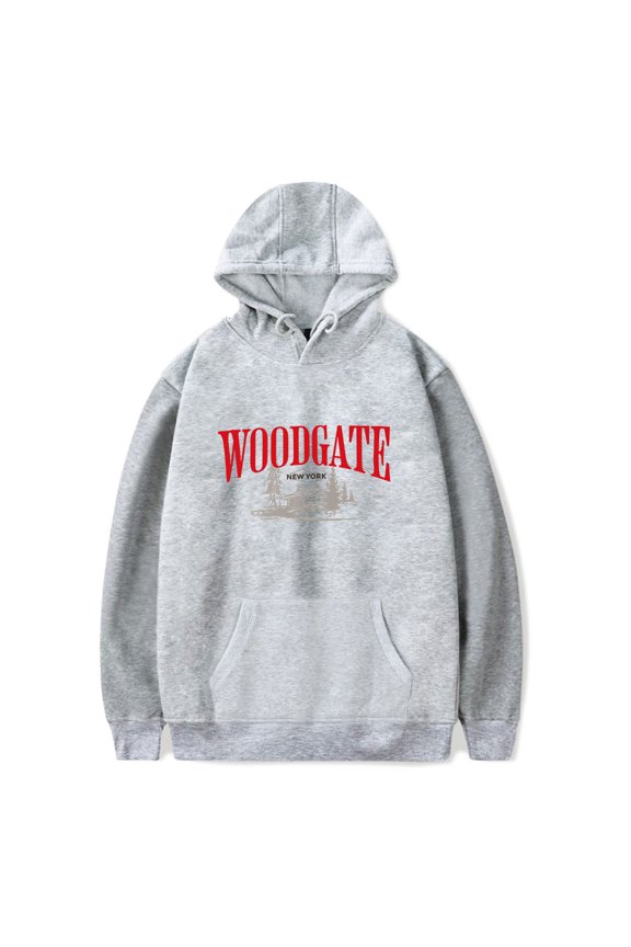 Novo Amor Woodgate Hoodie Men's Hip Hop Printing Pullover Hooded Sweatshirts