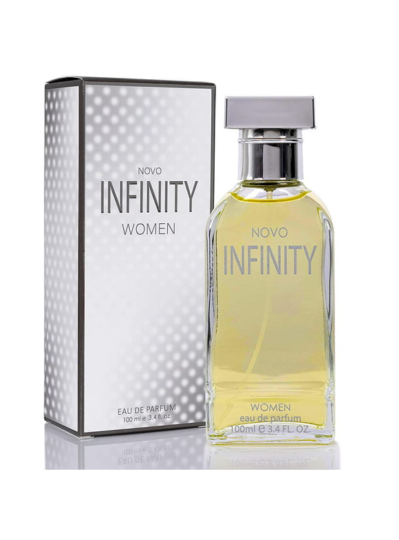 Novo Infinity for Women - 3.4 Fluid Ounce Eau De Parfum Spray Refreshing Mix of Citrus Floral & Musk Fragrances Smell Fresh All Day Long Lovely Gift Occasions