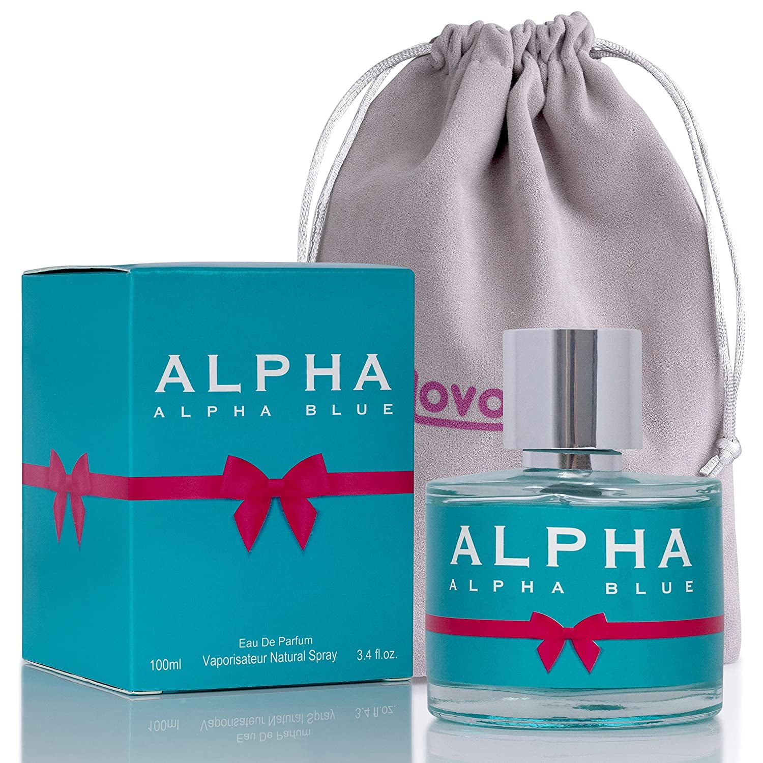 NovoGlow Alpha Blue for Women 3.4 Fl Oz Oz Eau De Parfum Spray Long
