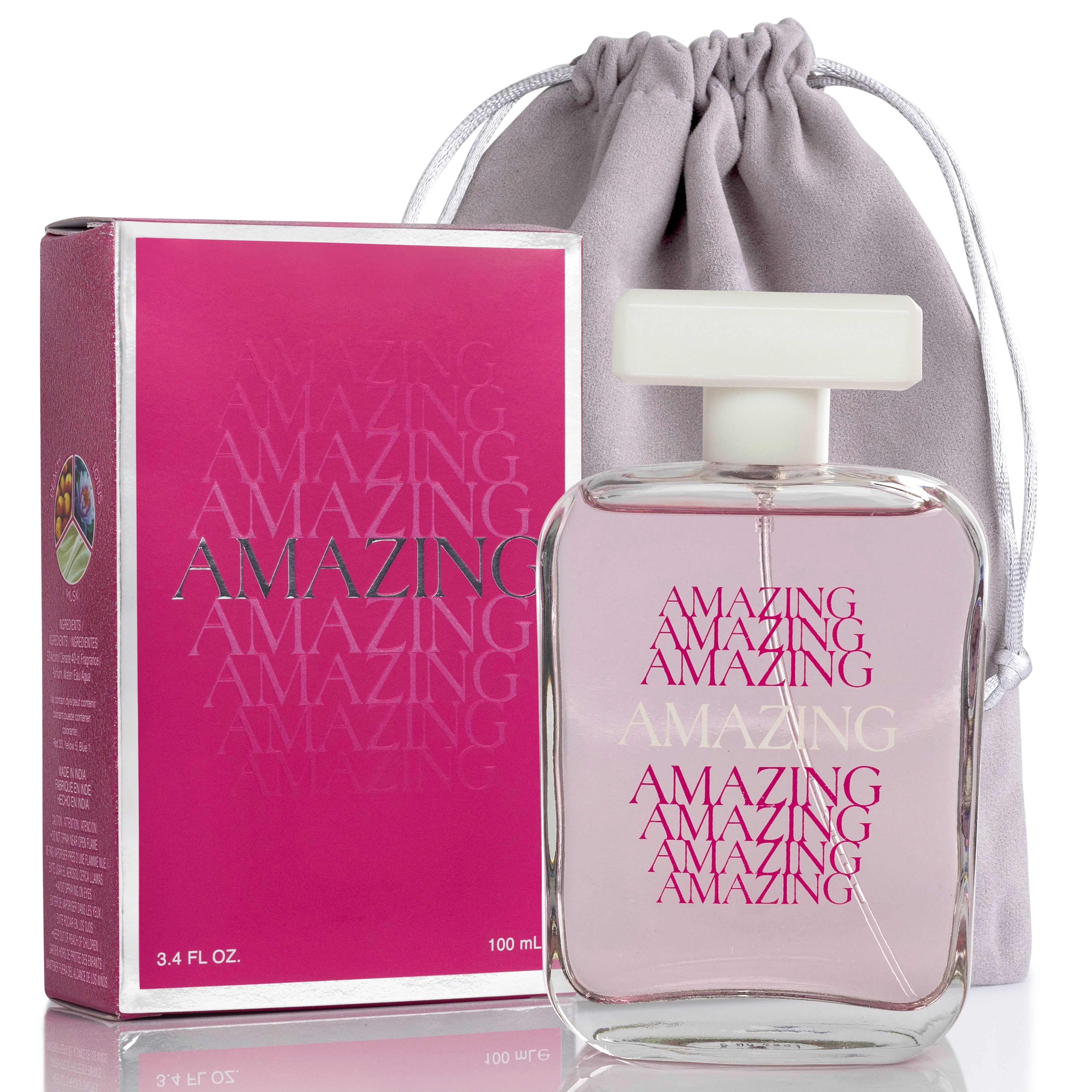 NovoGlow Amazing Eau De Parfum Spray, Women's Fragrance, 3.4 Oz Bottle ...