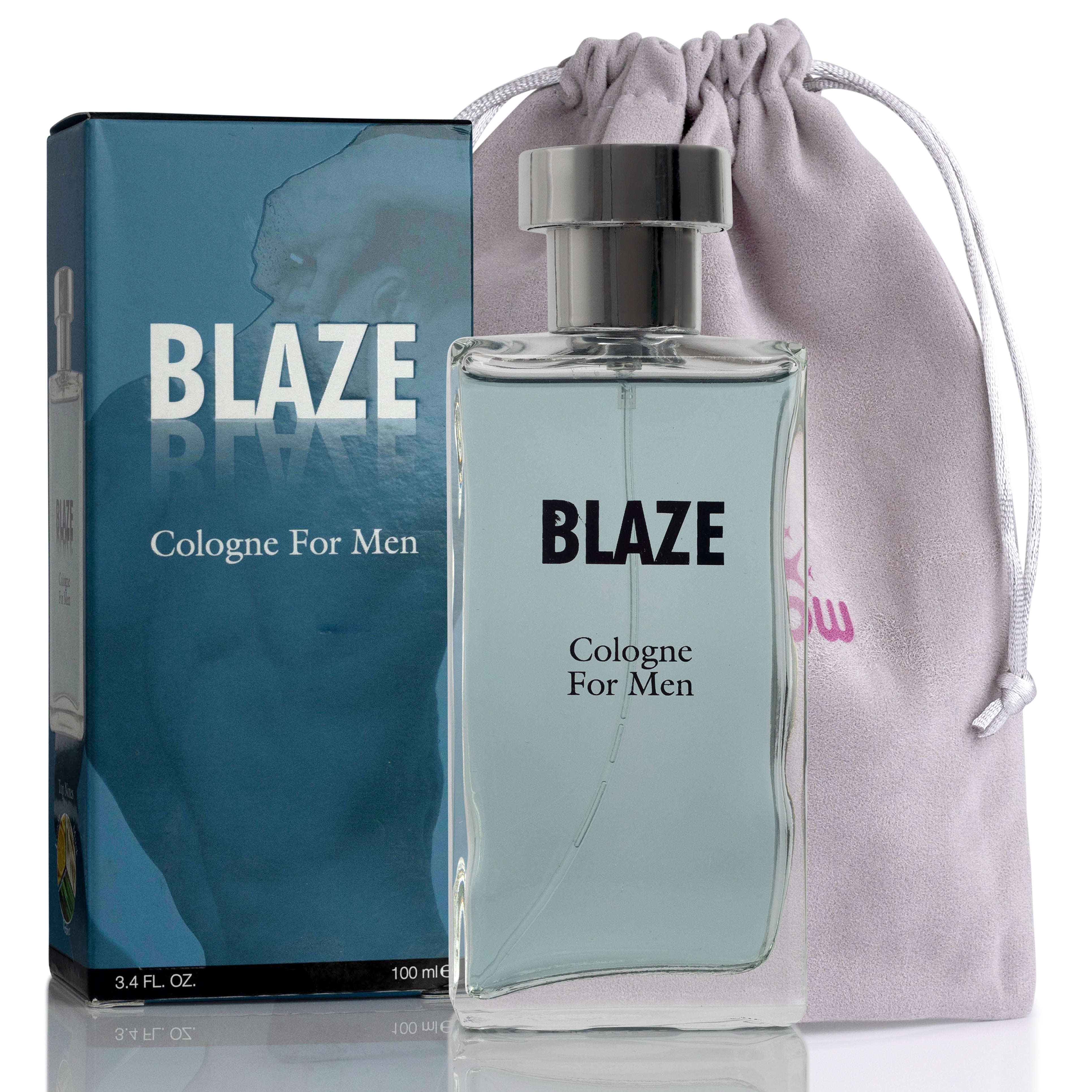 Novoglow Blaze Cologne Spray for Men,Fragrance for Men 3,4 oz 