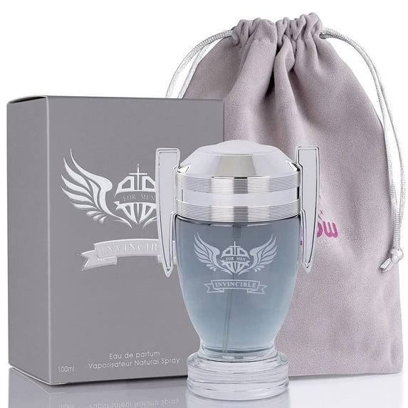 Invincible, Eau de Parfum Spray for Men, Great Gift, Masculine Fragrance, Daytime and Casual Use, for all Skin Types, 3.4 Fl Oz