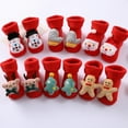 thumbnail image 1 of Novobey 3D Christmas Cartoon Cotton Baby Socks Unisex Infant Toddler Terry Socks With Non Skid Socks For 0-36 Months, 1 of 7