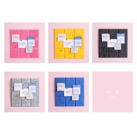 Novobey Felt Background Board, Notice Board, Self Adhesive Notice Boards for Home Office Kitchen Classroom Wall