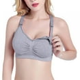 thumbnail image 1 of Novobey Maternity Nursing Bra Breast Feeding Wire Free Bra Breastfeeding Push Up Pregnant Underwear, 1 of 6