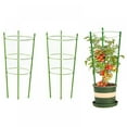 thumbnail image 1 of Novobey Plant Cages 18” Plastic Round Tomato Support Cage with Adjustable Rings (2 Count), 1 of 7