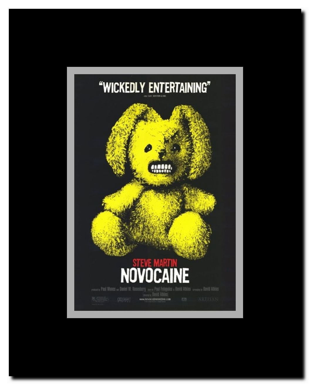 Novocaine Framed Movie Poster
