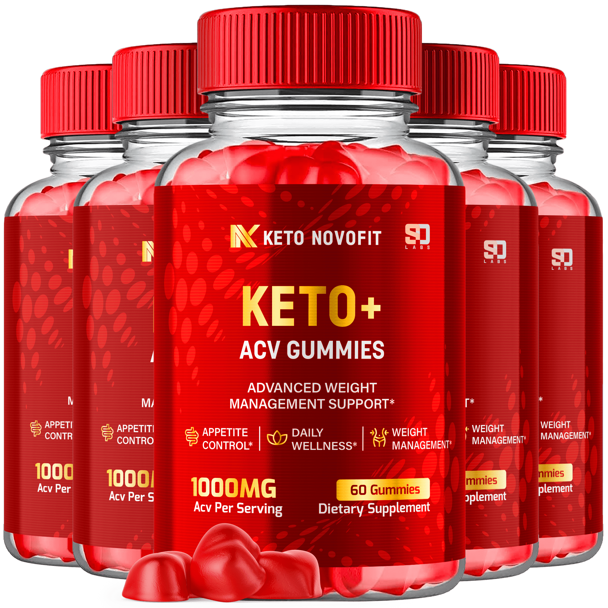 Novofit Novofit Keto ACV Gummies Advanced Weight Management Support Vitamin 5 ...