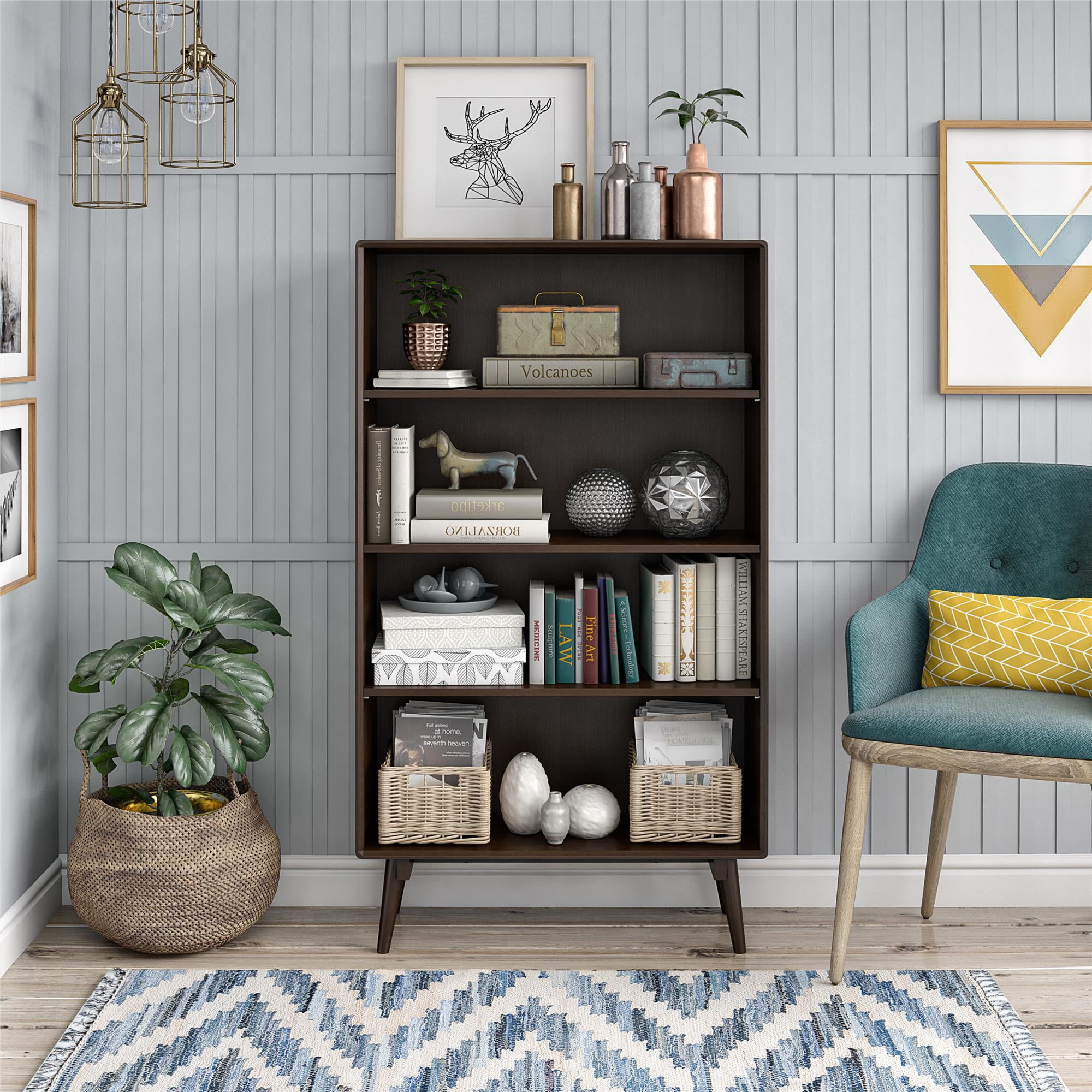 Walmart 4 shelf bookcase deals