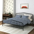 thumbnail image 1 of Novogratz Bushwick Metal Bed, King, Black, 1 of 20