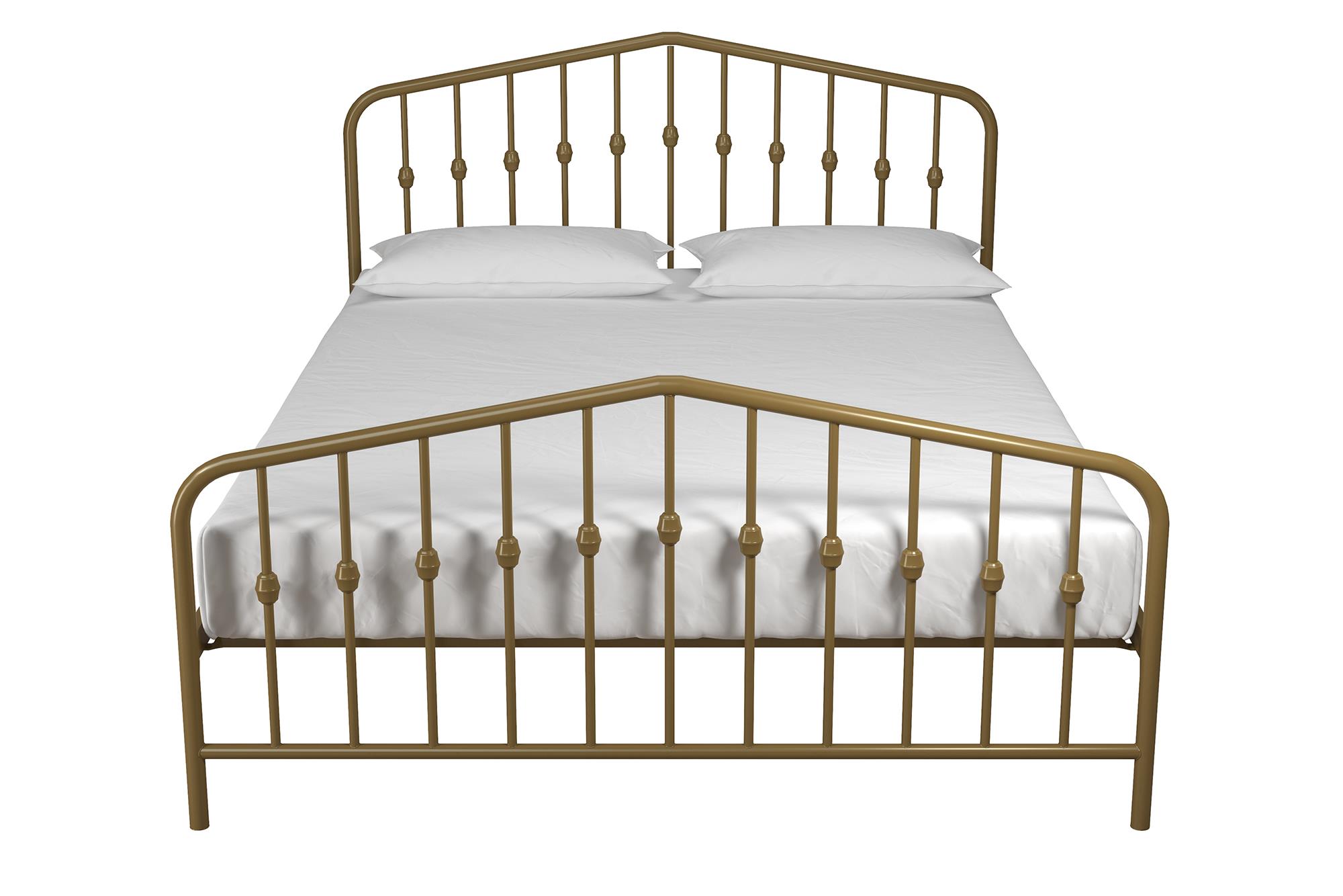Novogratz Bushwick Metal Bed, Queen, Gold - image 1 of 20
