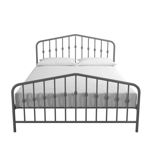 Novogratz Bushwick Metal Platform Bed Frame with Headboard, Full