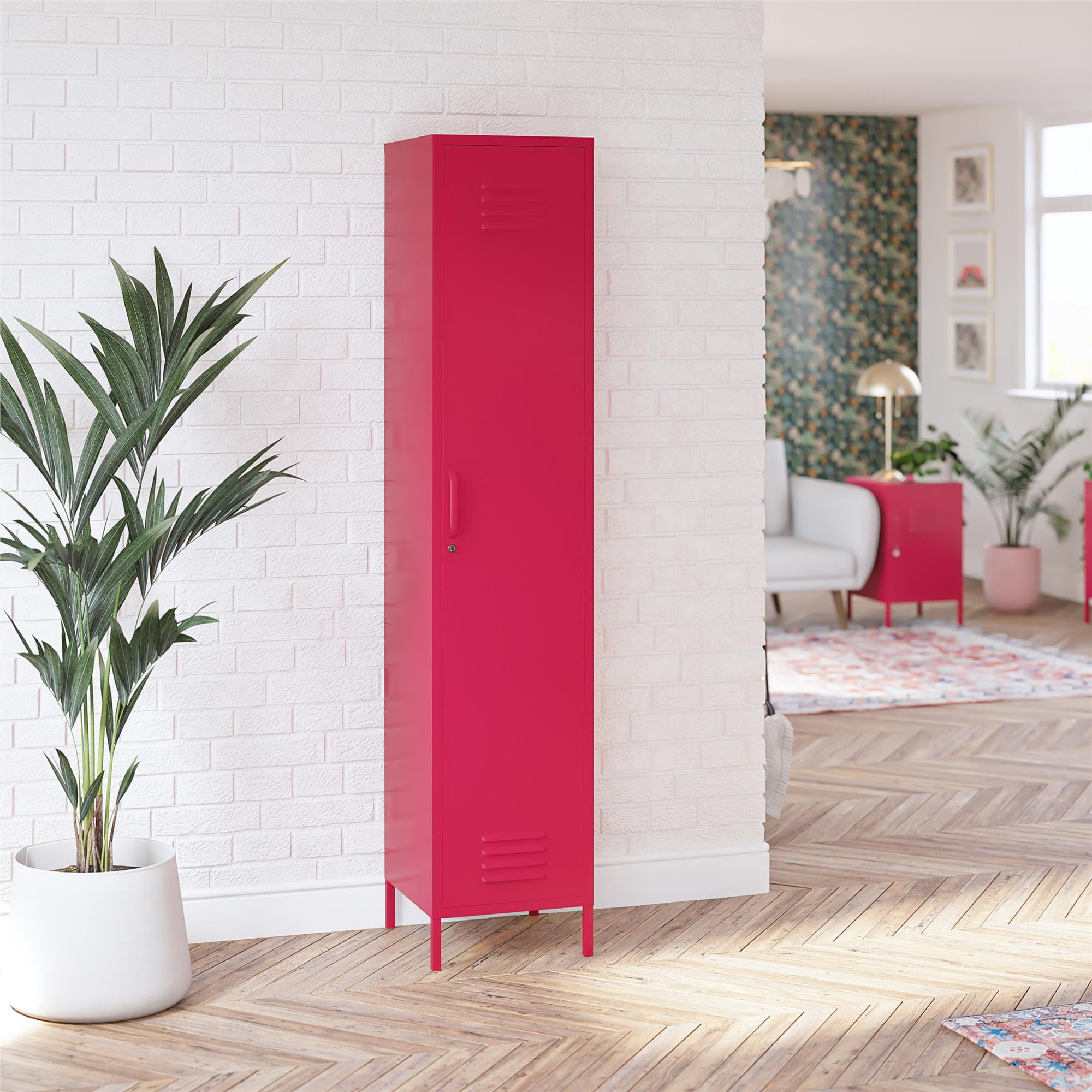 Novogratz Cache 1-Door Tall Single Metal Locker-Style Storage
