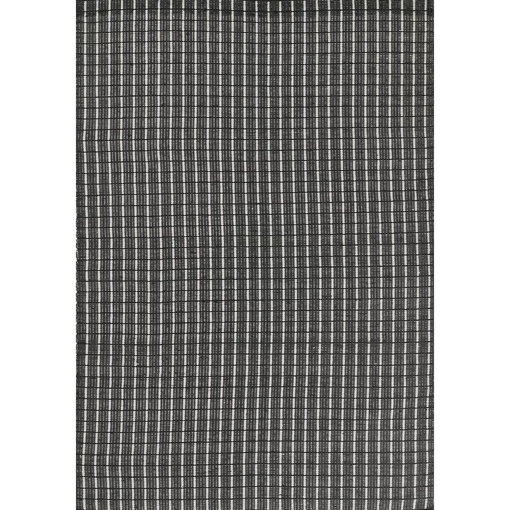 Malmo Reversible Black Geometric Wool 8' x 10' Area Rug