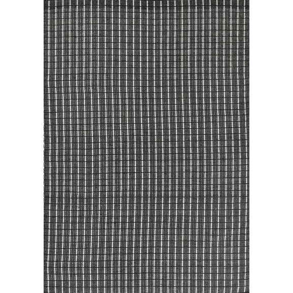 Novogratz by Momeni Malmo Grid Hand Woven Black Area Rug 9' X 12'
