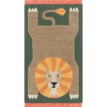 Momeni Animal Print Area Rugs, Green, 3' X 5'