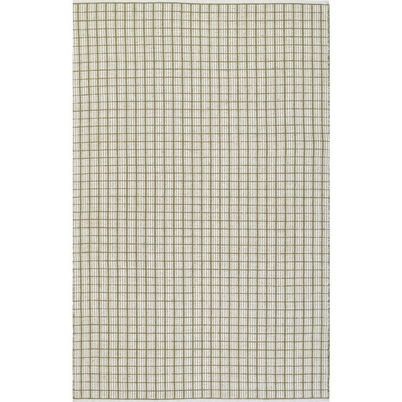 Novogratz by Momeni Malmo Grid Hand Woven Green Area Rug 5' X 7'6"