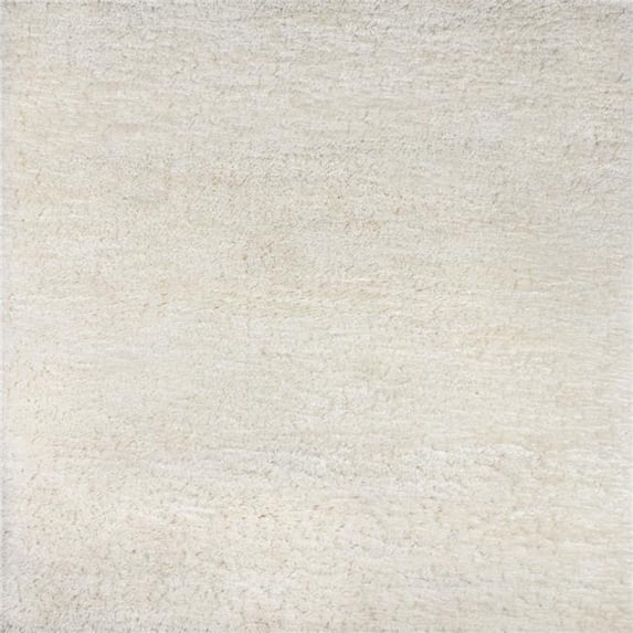 Novogratz NSHAGNS-01WHT5370 5 ft. 3 in. x 7 ft. NS-01 Nola Shag Machine Made Rectangle Area Rug, White