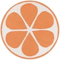 thumbnail image 1 of Novogratz Cucina Hand Hooked Orange Area Rugs, 1 of 4
