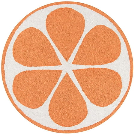Novogratz Cucina Hand Hooked Orange Area Rugs