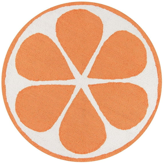Novogratz Cucina Hand Hooked Orange Area Rugs