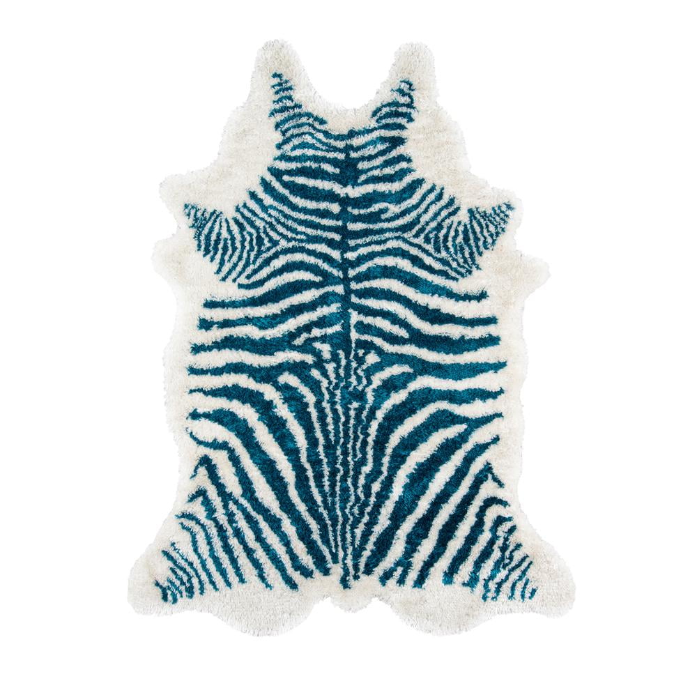 Novogratz Domesticated Turquoise Rug, TURQUOISE - Walmart.com