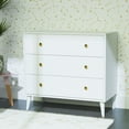 thumbnail image 1 of Novogratz Harper 3-Drawer Storage Dresser Organizer for Nursery, White, 1 of 2
