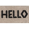 thumbnail image 1 of Novogratz Hello Hex Tile Hand Woven Doormat, 1 of 1