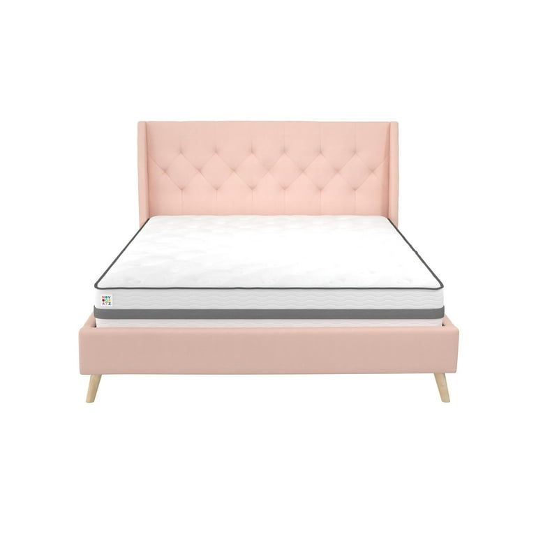 Novogratz Her Majesty Tufted Upholstered Bed Frame, Full