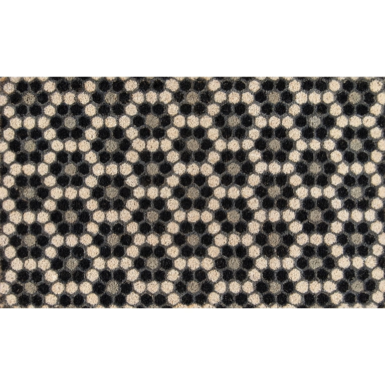 newカラー　マットブラック　ハンドメイドノブ Novogratz Hex Tile Mat, BLACK - Walmart.com