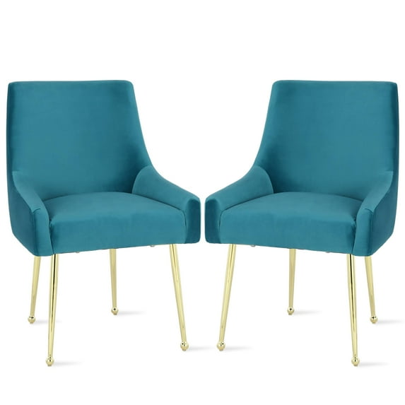 Novogratz Huxley Dining Chairs, Blue (2-pack)