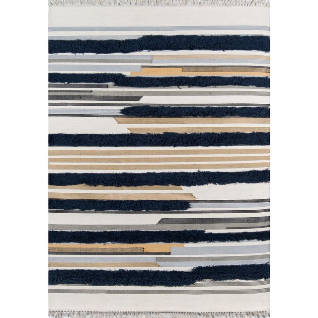 Momeni Geometric Contemporary Area Rugs, Off-White