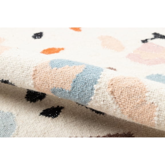 Momeni Abstract Contemporary Area Rugs, Off-White