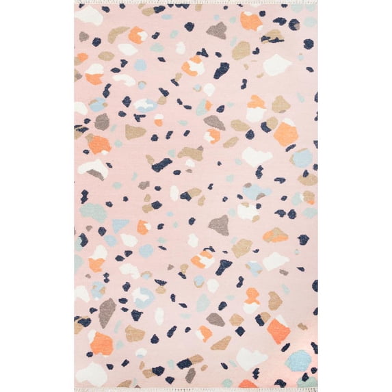 Momeni Abstract Contemporary Area Rugs, Pink