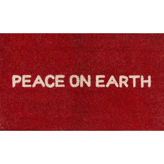 Novogratz Peace on Earth Hand Woven Doormat