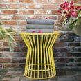 thumbnail image 1 of Novogratz Poolside Collection, Roberta Outdoor Side Table, Yellow, 1 of 10