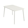 thumbnail image 1 of Novogratz Poolside Gossip, April 50" x 29" Rectangular Indoor/Outdoor Dining Table, White, 1 of 10