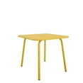 thumbnail image 1 of Novogratz Poolside Gossip Collection, June Outdoor/Indoor Square Dining Table, Yellow, 1 of 6