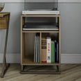 thumbnail image 1 of Novogratz Regal Turntable Stand / End Table, Walnut, 1 of 15