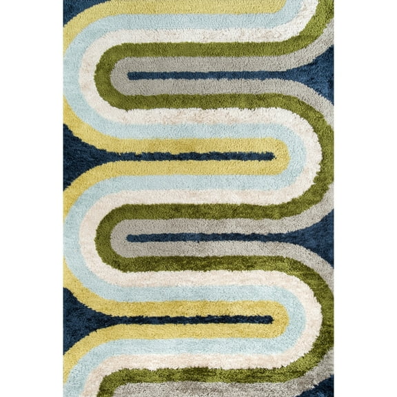 Novogratz Retro Wave Multi Rug, MULTI