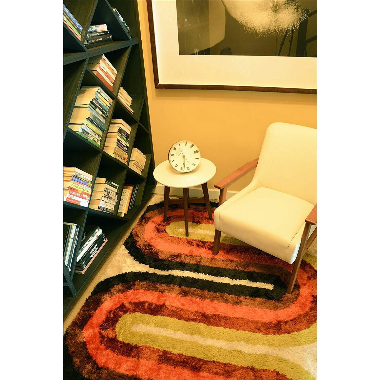 Red Wavy Rug Novogratz Retro Wave Red Rug, RED - Walmart.com
