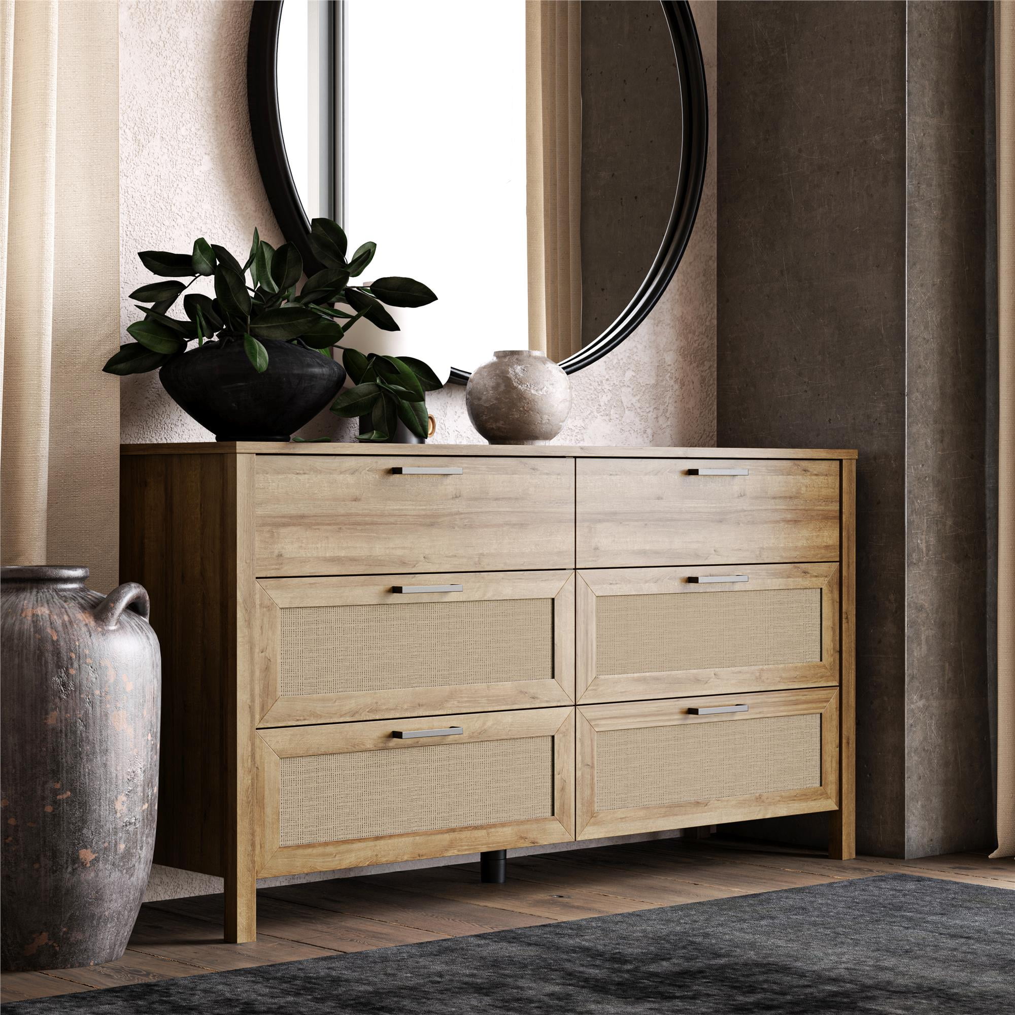 novogratz kelly 6 drawer dresser ivory oak - Brandclub USNEW_09_25_26